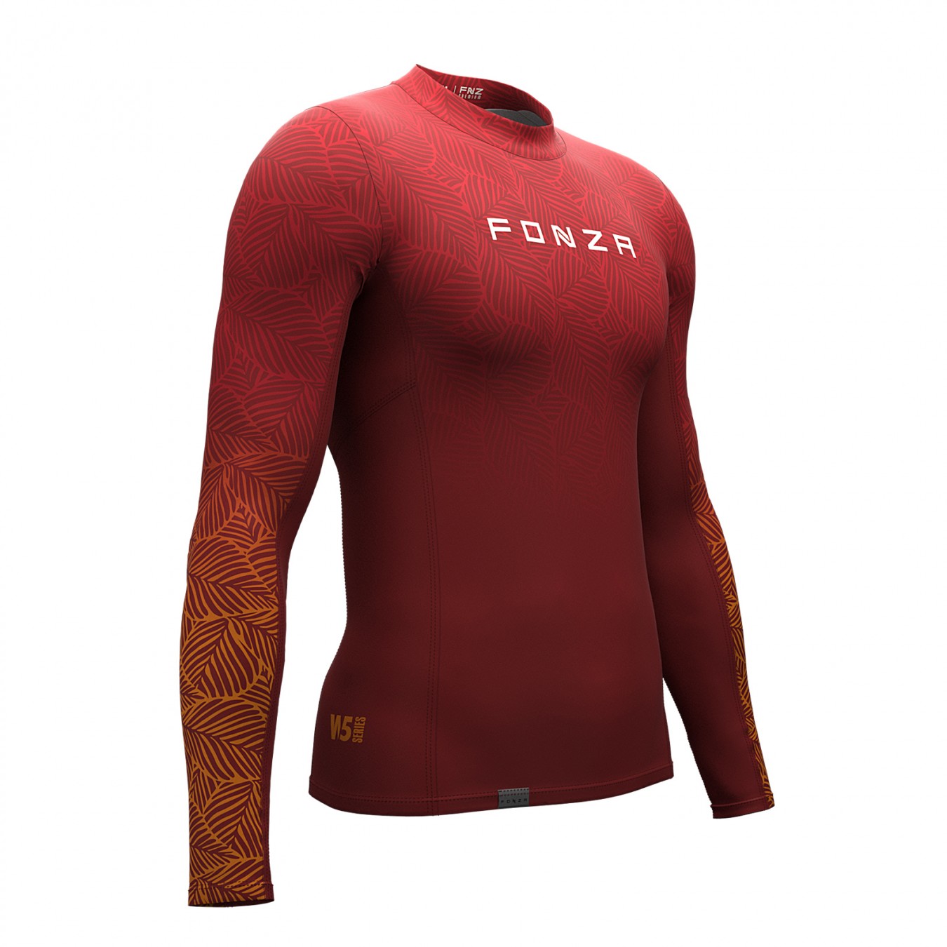 W5 SHIRT RASHGUARD LS - Paradisum RedCoral