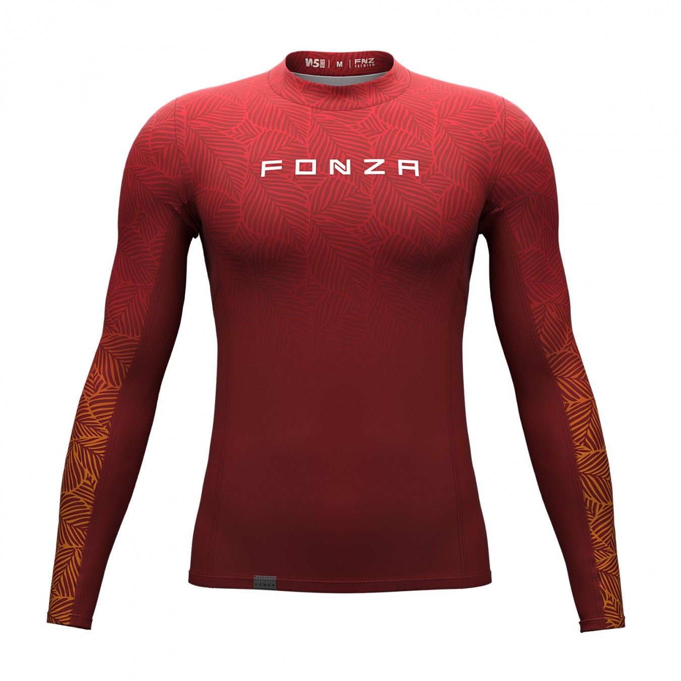 W5 SHIRT RASHGUARD LS - Paradisum RedCoral