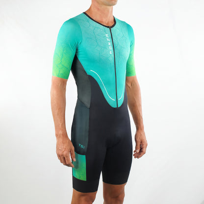 T5.3 Trisuit Short Sleeve [M] [TriForce-SAT] - Paradisium Green