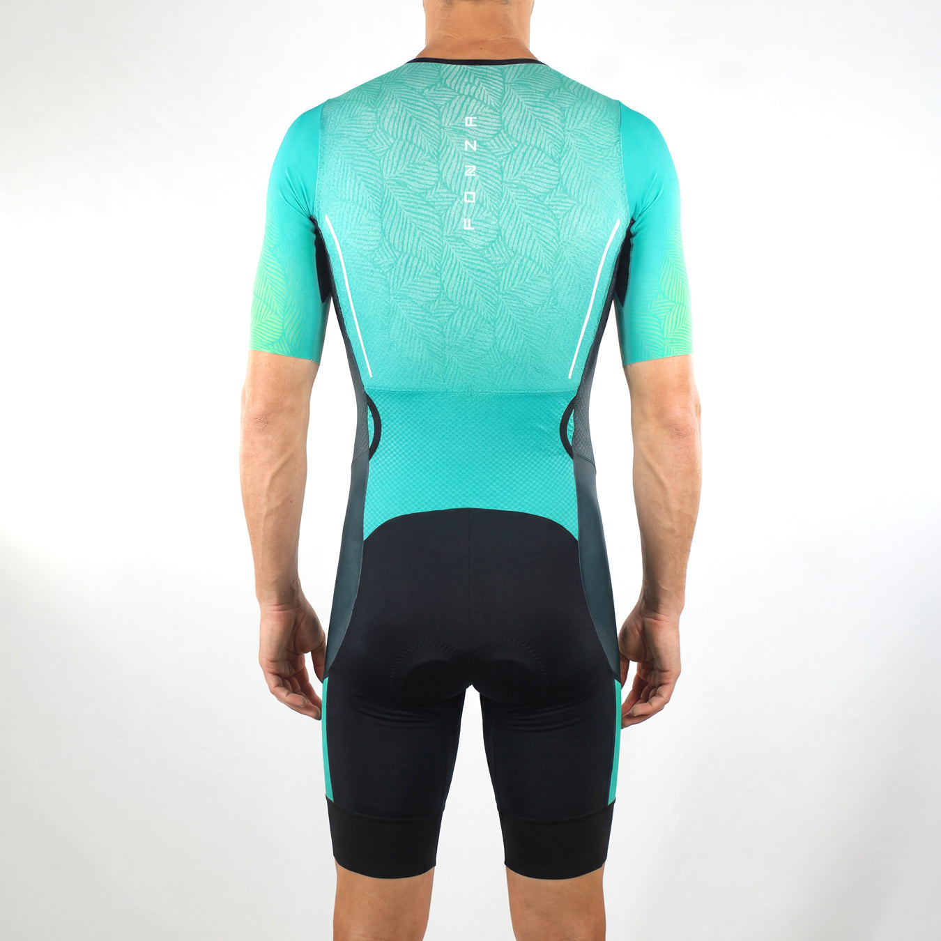 TYR(ティア) SHORT SLEEVE SPEED TRI-SUIT W/F T5.2 Trisuit Short Sleeve [M] [Shark Pro] - Paradisium Green