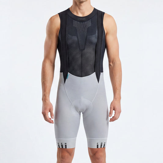 C6 BIBSHORT [Men] - Edge White