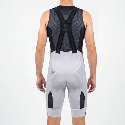 C6 BIBSHORT [Men] - Edge White