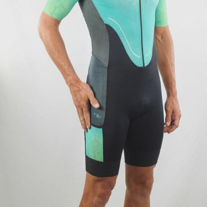 T5.3 Trisuit Short Sleeve [M] [TriForce-SAT] - Paradisium Green